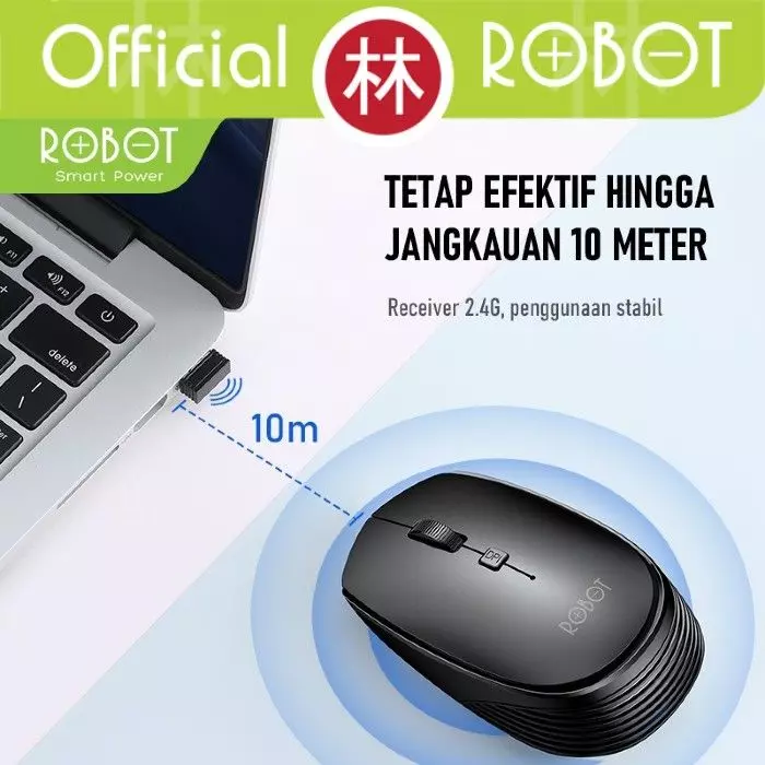 Robot M205 Wireless Mouse Optical 2.4G